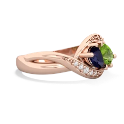 Sapphire Summer Winds 14K Rose Gold ring R5342