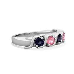 Sapphire Anniversary Band 14K White Gold ring R2089