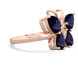 Sapphire Butterfly 14K Rose Gold ring R2215