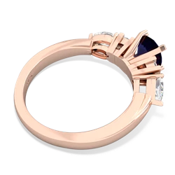 Thumbnail for Sapphire Engagement 14K Rose Gold ring R2002 - front view