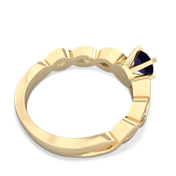 Thumbnail for Sapphire Infinity Engagement 14K Yellow Gold ring R26315RD - front view