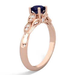 Sapphire Antique Elegance 14K Rose Gold ring R3100