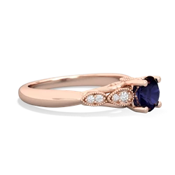 Sapphire Antique Elegance 14K Rose Gold ring R3100