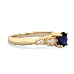 Sapphire Antique Elegance 14K Yellow Gold ring R3100