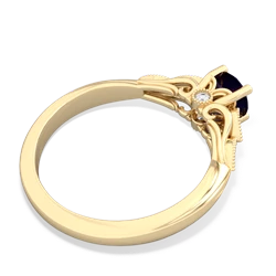 Sapphire Antique Elegance 14K Yellow Gold ring R3100