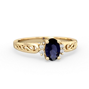 matching rings - Filligree Scroll Oval