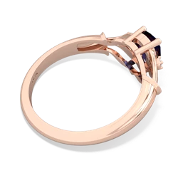 Sapphire Precious Pear 14K Rose Gold ring R0826