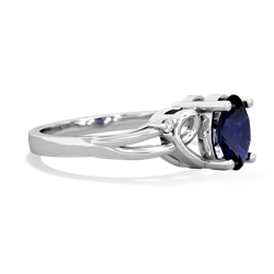 Sapphire Swirls 14K White Gold ring R2347