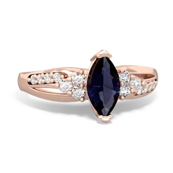 Sapphire Royal Marquise 14K Rose Gold ring R2343