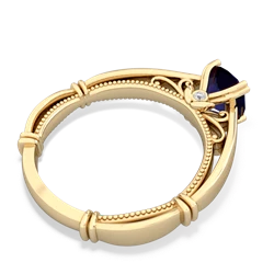Thumbnail for Sapphire Renaissance 14K Yellow Gold ring R27806RD - top view