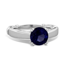 Sapphire Renaissance 14K White Gold ring R27806RD