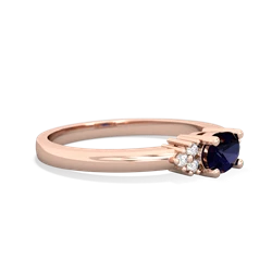 Sapphire Simply Elegant East-West 14K Rose Gold ring R2480