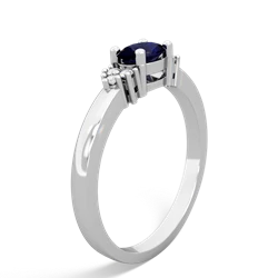 Sapphire Simply Elegant East-West 14K White Gold ring R2480