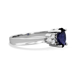 Sapphire Simply Elegant 14K White Gold ring R2113