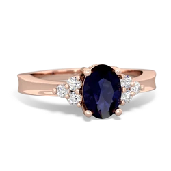 Sapphire Simply Elegant 14K Rose Gold ring R2113