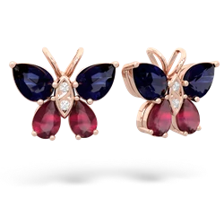 matching earrings - Butterfly