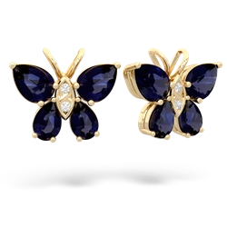 matching earrings - Butterfly