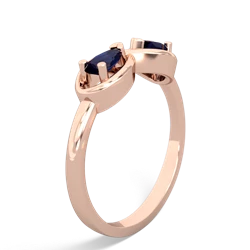 Sapphire Infinity 14K Rose Gold ring R5050