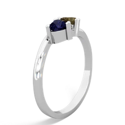 Sapphire Sweethearts 14K White Gold ring R5260