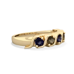 Sapphire Anniversary Band 14K Yellow Gold ring R2089