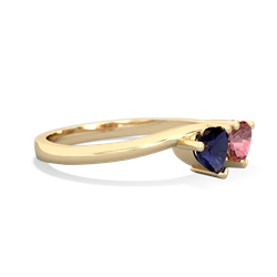 Sapphire Sweethearts 14K Yellow Gold ring R5260