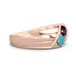 Sapphire Men's Streamline 14K Rose Gold ring R0460