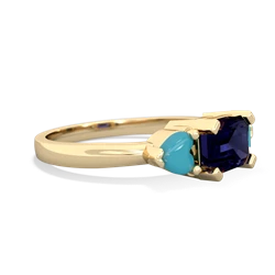 Sapphire Three Stone 14K Yellow Gold ring R5235