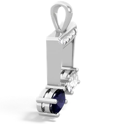 Sapphire Color Of Music 14K White Gold pendant P3334