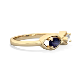 Sapphire Infinity 14K Yellow Gold ring R5050