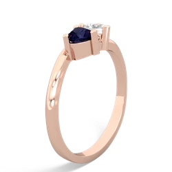 Sapphire Sweethearts 14K Rose Gold ring R5260