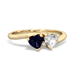 Sapphire Sweethearts 14K Yellow Gold ring R5260