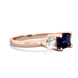 Sapphire Three Stone 14K Rose Gold ring R5235