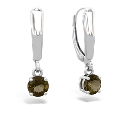 matching earrings - 5mm Round Lever Back