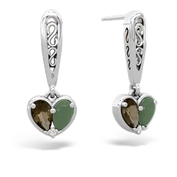 matching earrings - Filligree Heart