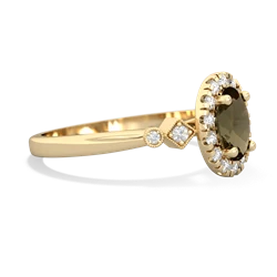 smoky_quartz halo rings
