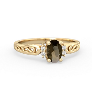matching rings - Filligree Scroll Oval