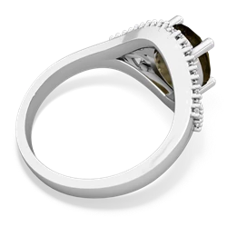 smoky_quartz cocktail rings