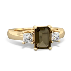 similar item - Diamond Three Stone Emerald-cut Trellis