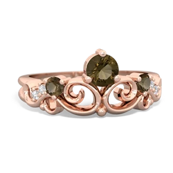 Alexandrite Crown Keepsake 14K Rose Gold ring R5740