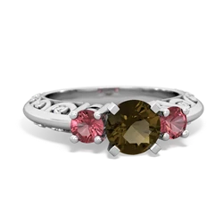 matching engagment rings - Art Deco Eternal Embrace Engagement
