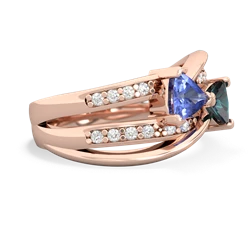 Tanzanite Bowtie 14K Rose Gold ring R2360