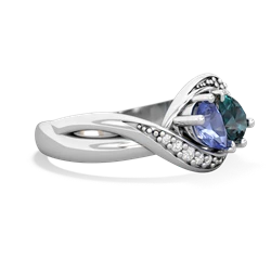 Tanzanite Summer Winds 14K White Gold ring R5342