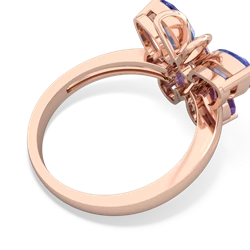 Tanzanite Butterfly 14K Rose Gold ring R2215