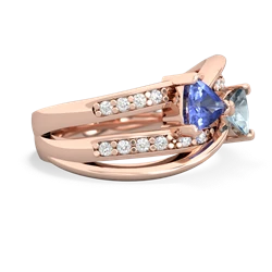 Tanzanite Bowtie 14K Rose Gold ring R2360