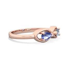 Tanzanite Infinity 14K Rose Gold ring R5050