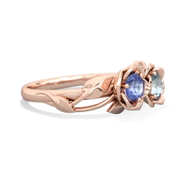 Tanzanite Rose Garden 14K Rose Gold ring R5510