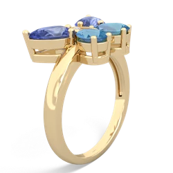 Tanzanite Butterfly 14K Yellow Gold ring R2215