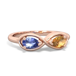 Tanzanite Infinity 14K Rose Gold ring R5050