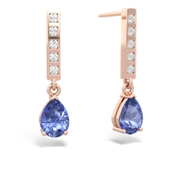 matching earrings - Art Deco Diamond Drop