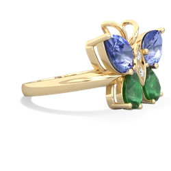 Tanzanite Butterfly 14K Yellow Gold ring R2215